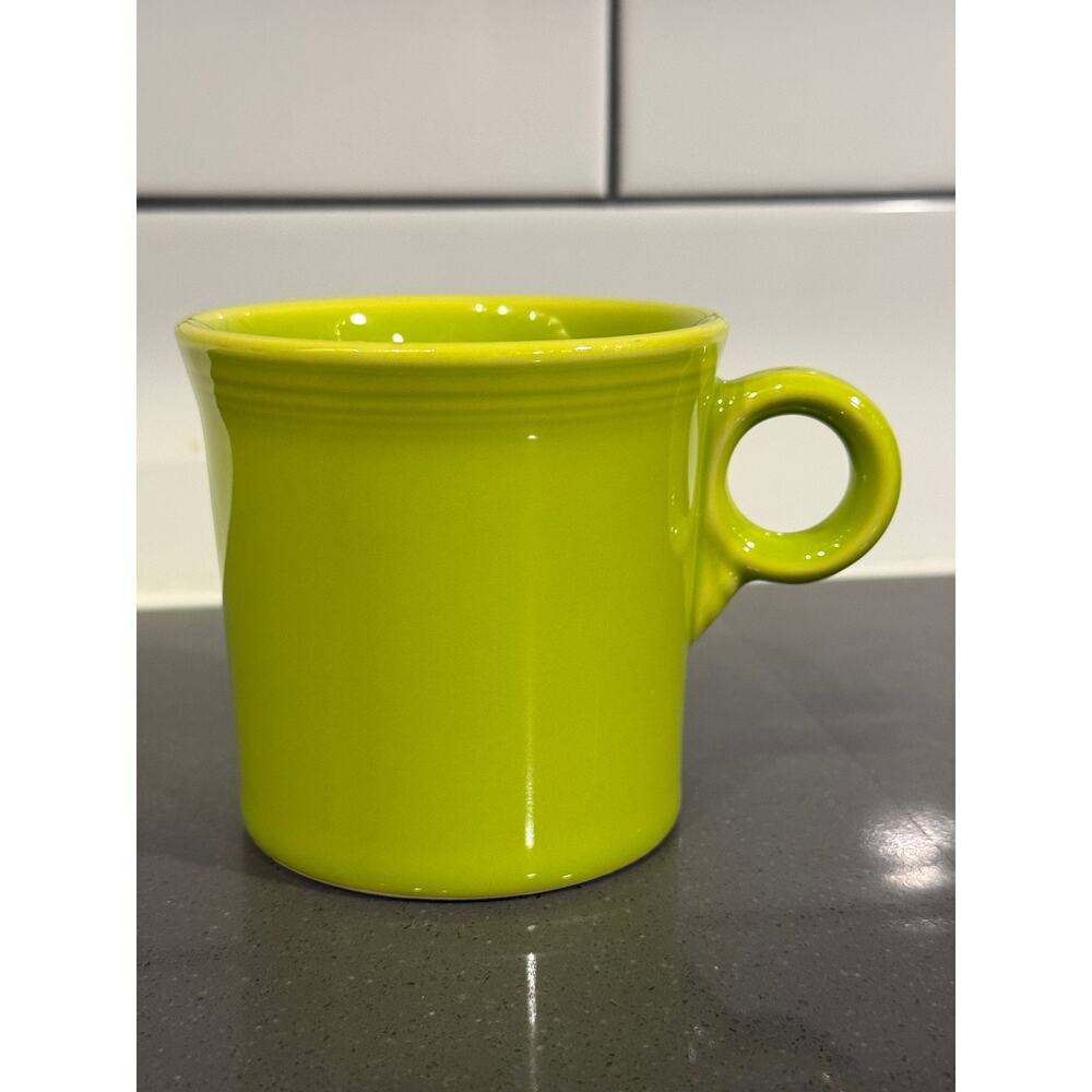 Fiesta HLC Fiestaware USA Retired Classic Ring Handle 10 1/4 OZ Mug Lemongrass